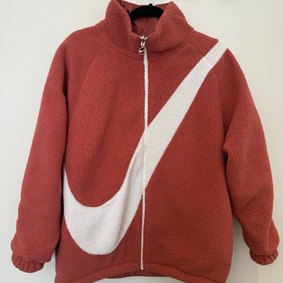 Nike Reversible Teddy Jacket - Picture 1 of 5